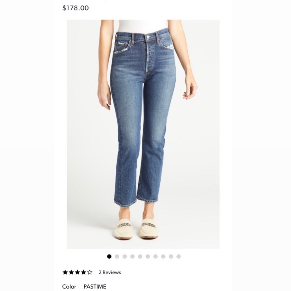 Agolde Riley Crop Jean